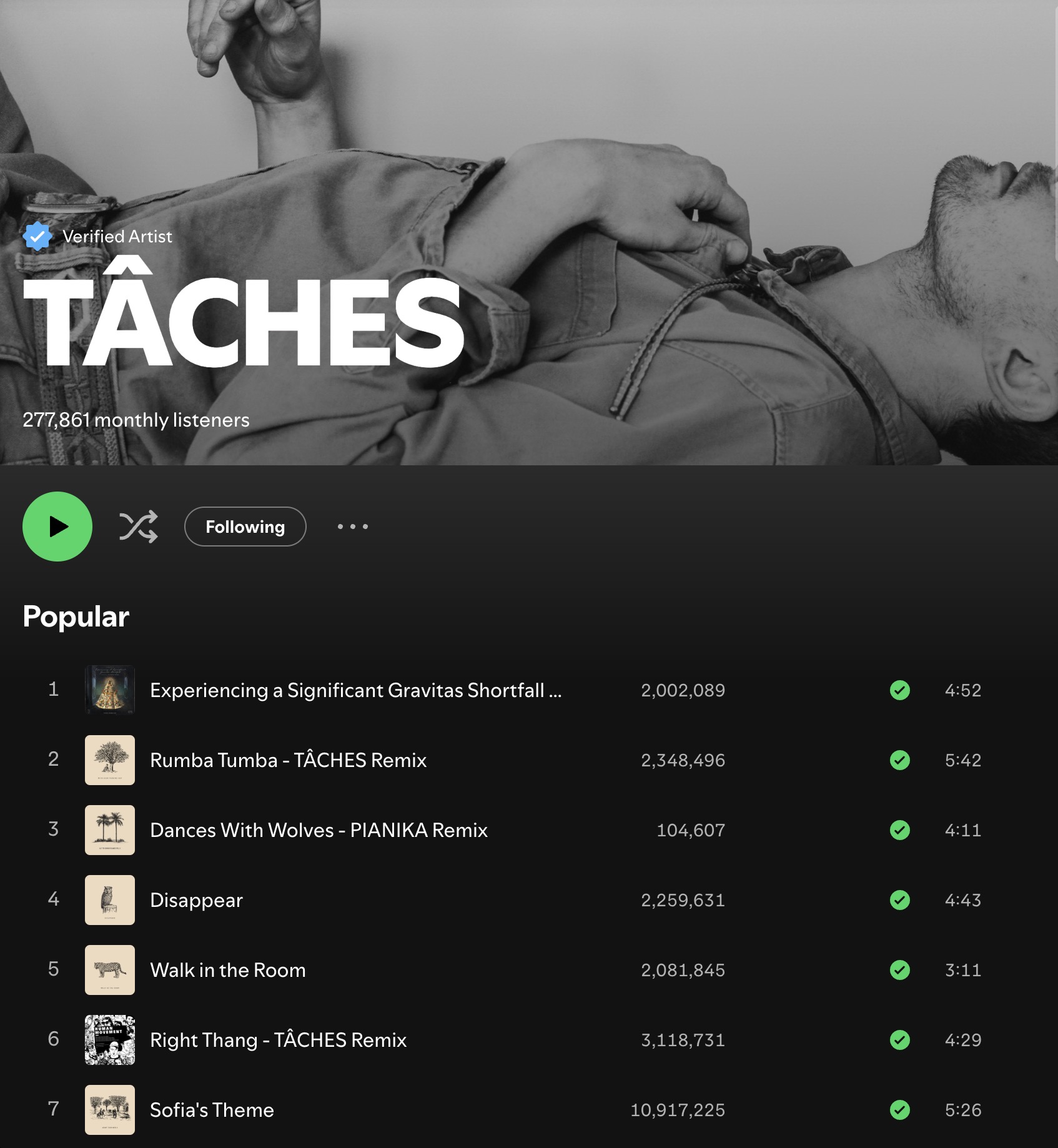 Spotify Public Profile