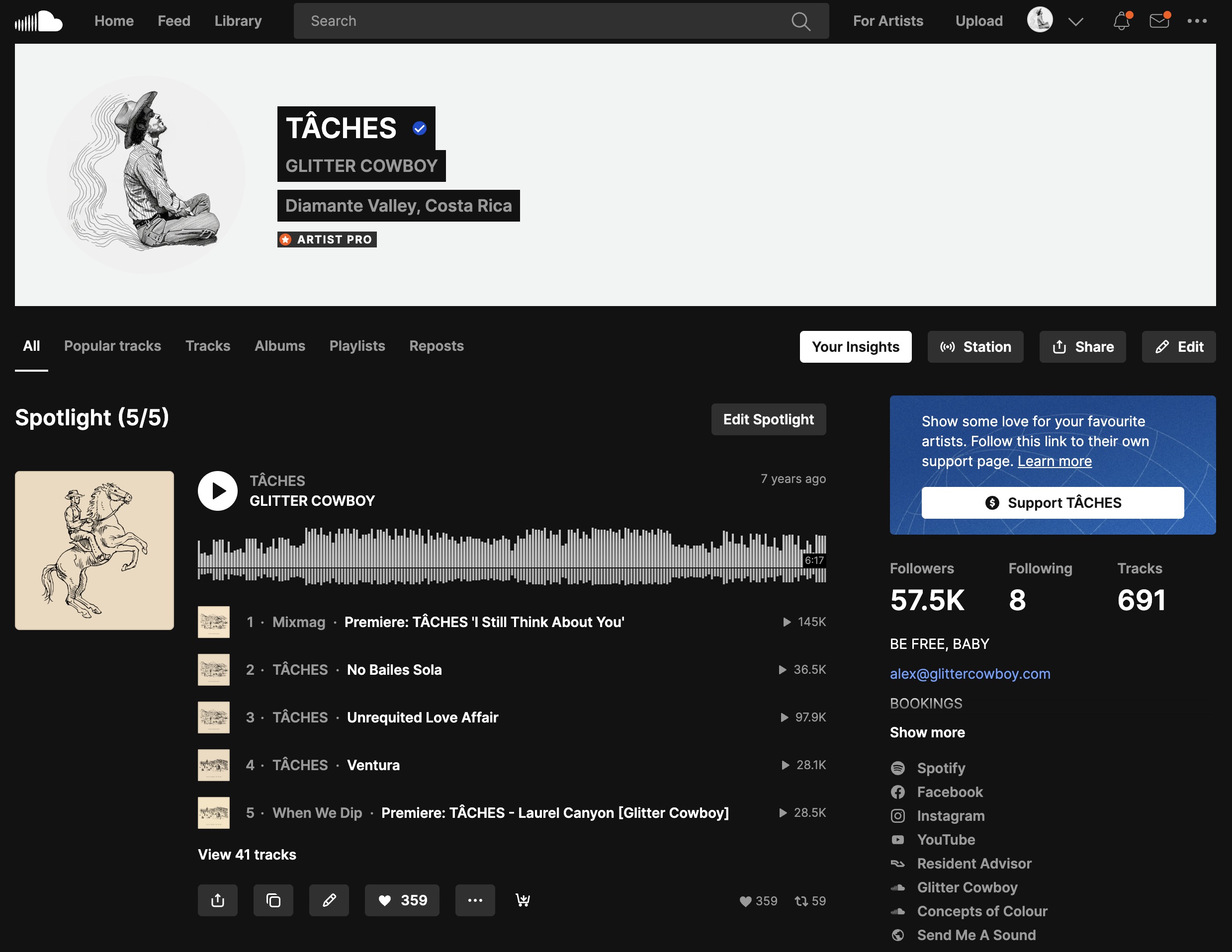 SoundCloud Profile